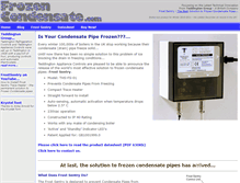 Tablet Screenshot of frozencondensate.com